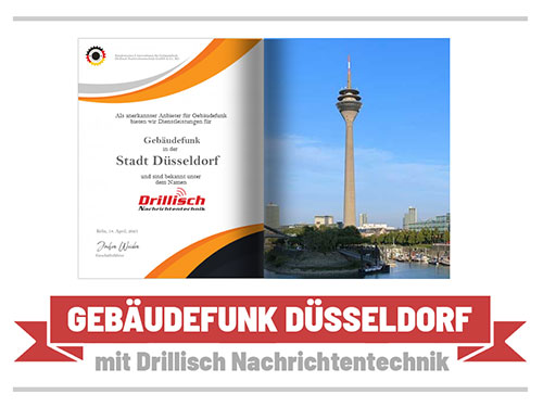 Gebäudefunk Düsseldorf mit Drillisch