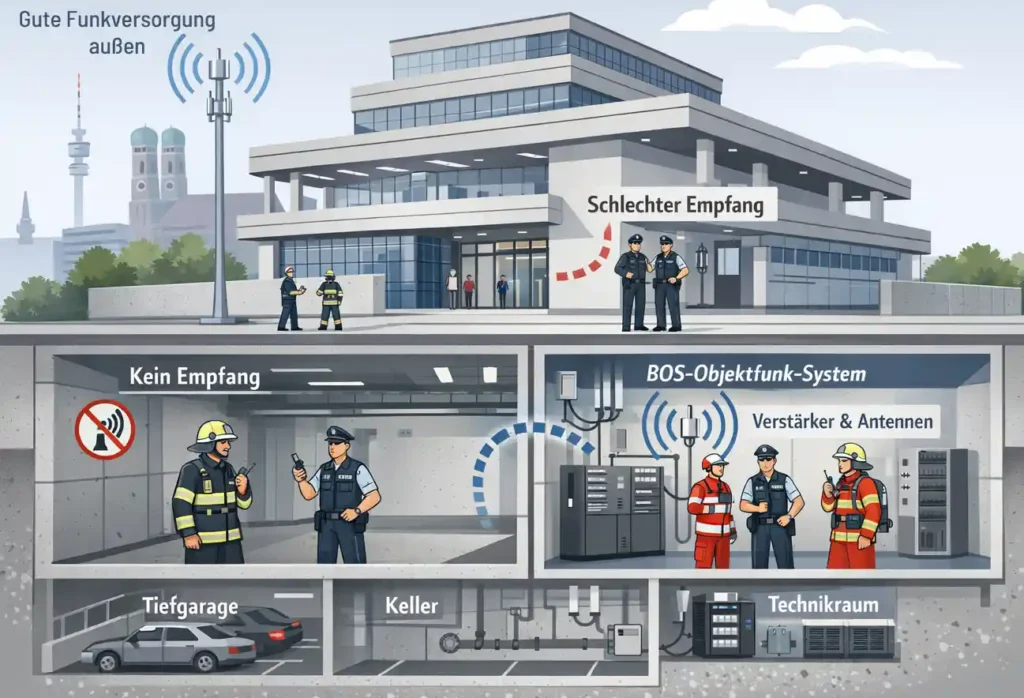 BOS-Objektfunk in Stuttgart