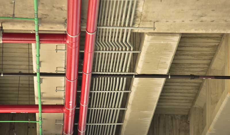 Beispiel von Gebäudefunk und Objektfunk