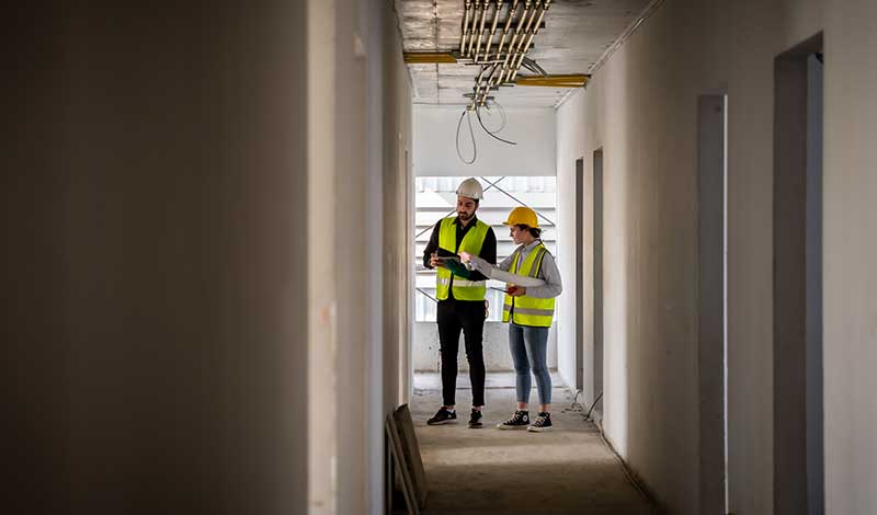 Objektfunk/Gebäudefunk-Nachbau im Krankenhaus