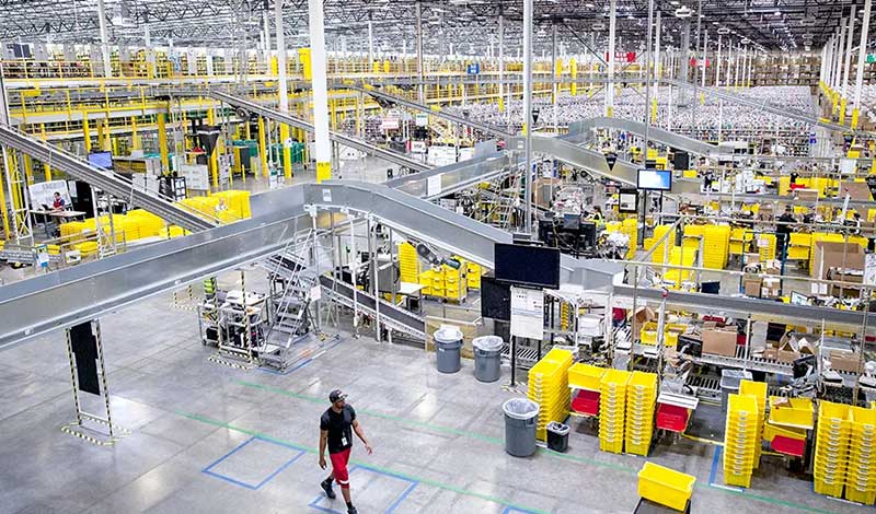 Objektfunk im Logistikcenter